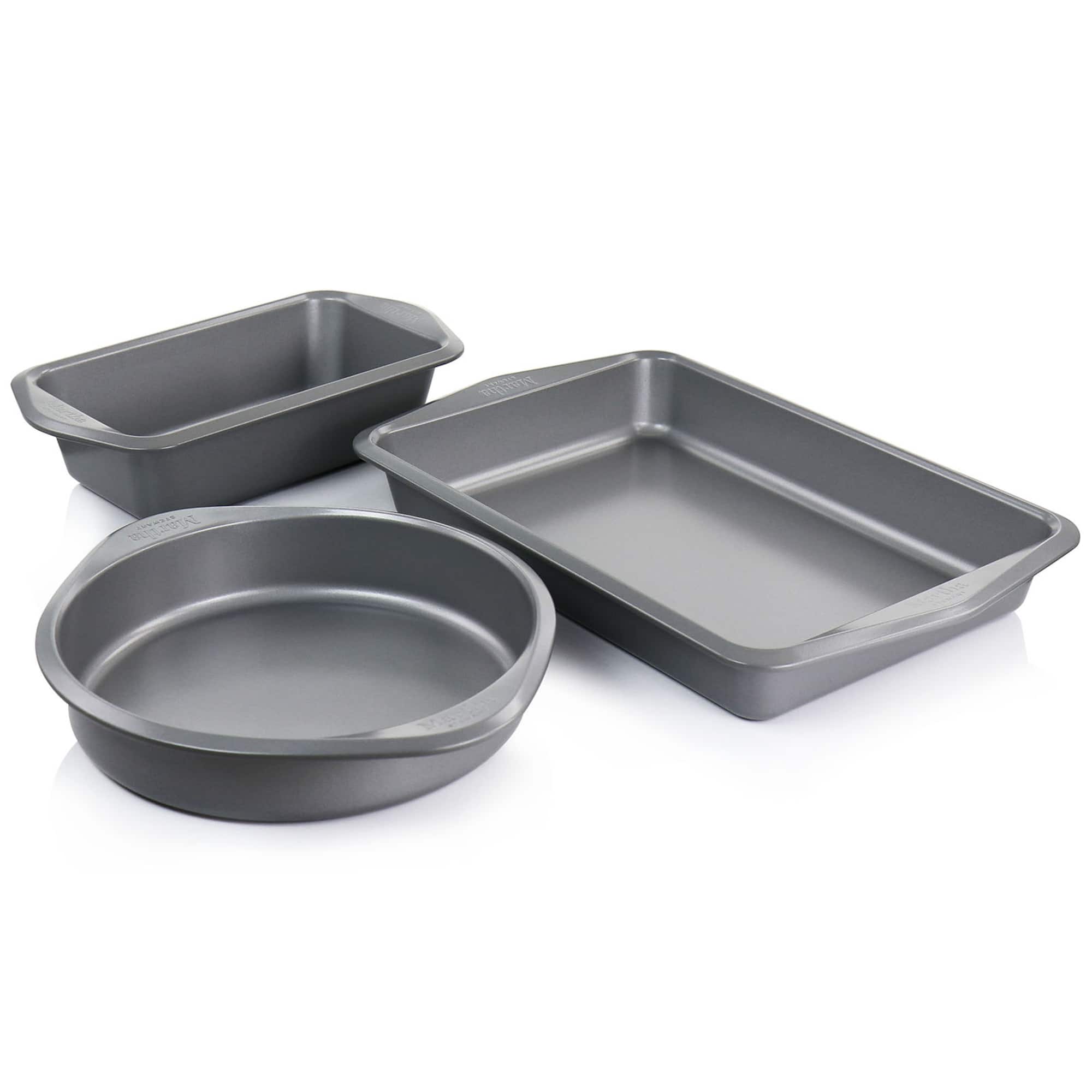 Martha Stewart 3 Piece Assorted Nonstick Steel Bakeware Set